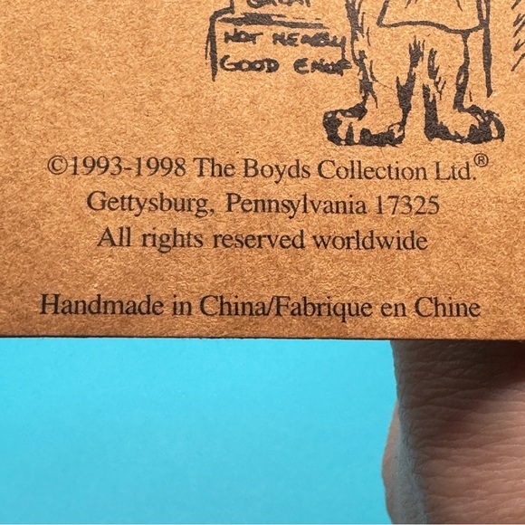 Boyds Bears Bearstone “Humpty Dumpty All Cracked Up” w/ Box COA BearyTales #8 - Picture 6 of 16